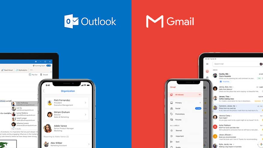 چگونه Gmail خود را به Outlook اضافه کنیم