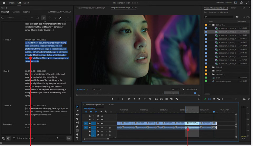 تبدیل ویدئو به متن با هوش مصنوعی با Adobe Premiere Pro