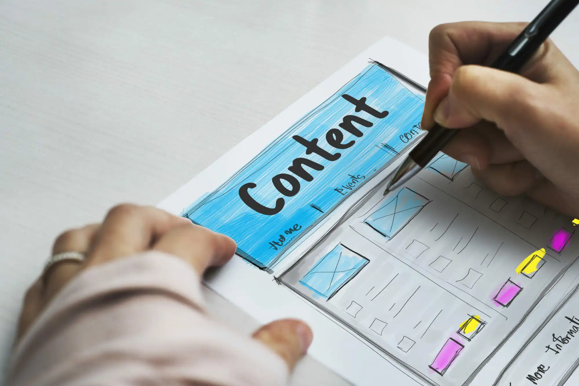 تکنیک Content First در طراحی سایت